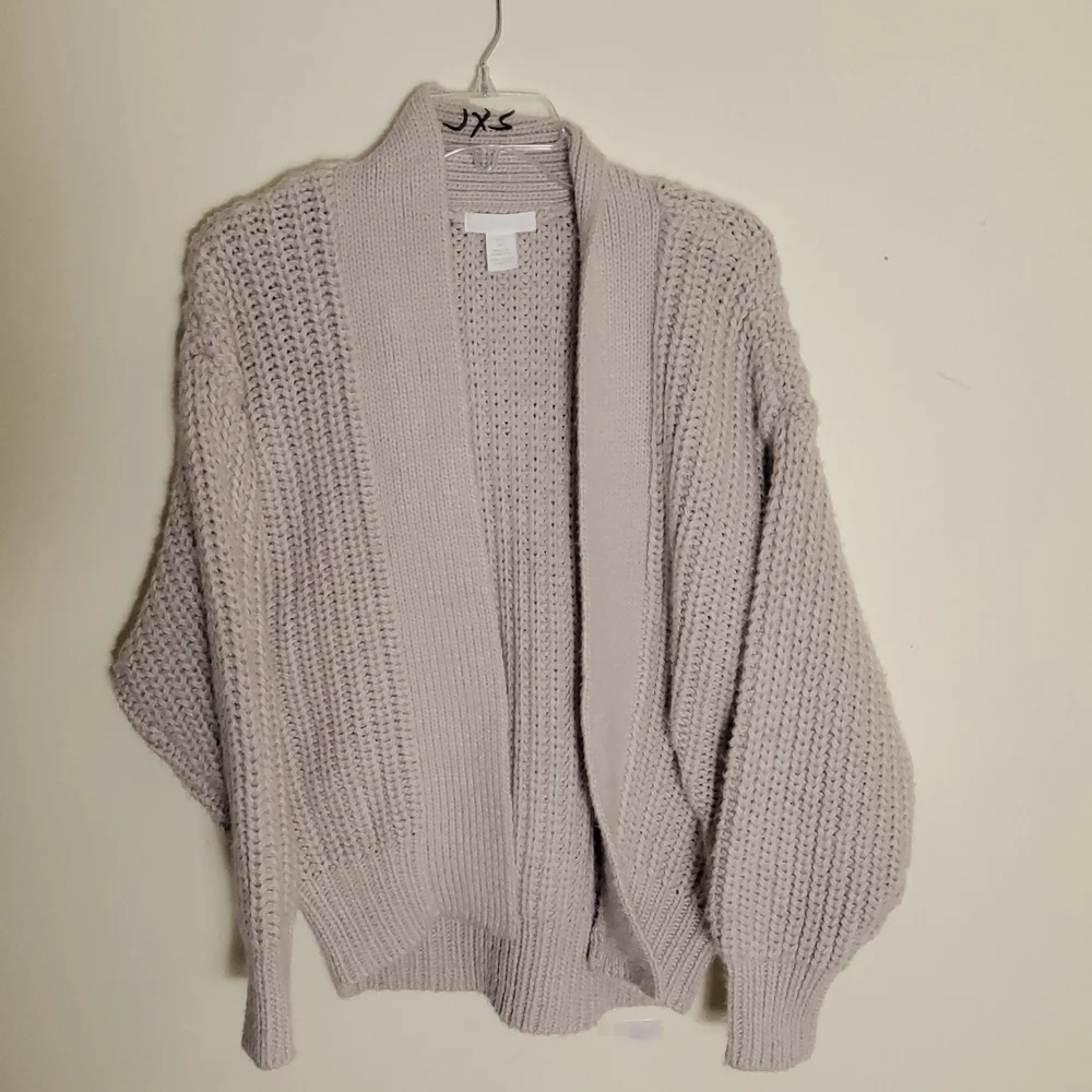 H& M Cardigan Relaxed fit Oversized Size US S